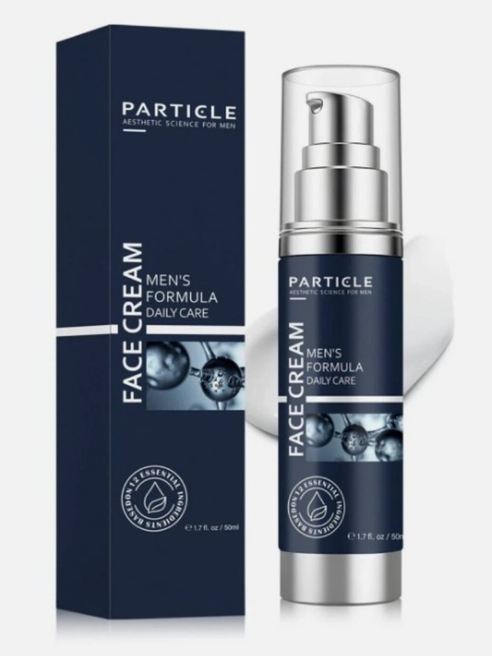 Particle Face Cream for Men 6-in-1 Anti-Aging Moisturizer Eye Bags & Dark Spots